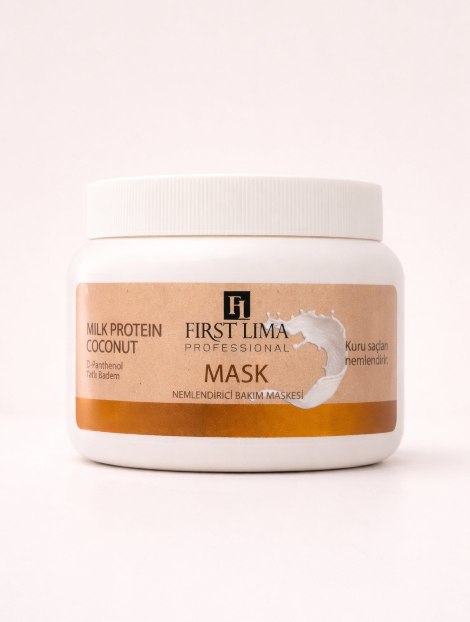 First Lima Kuru Saçlar İçin Yoğun Nemlendirici Süt Proteini & Hindistan Cevizi Saç Bakım Maskesi 500 ml