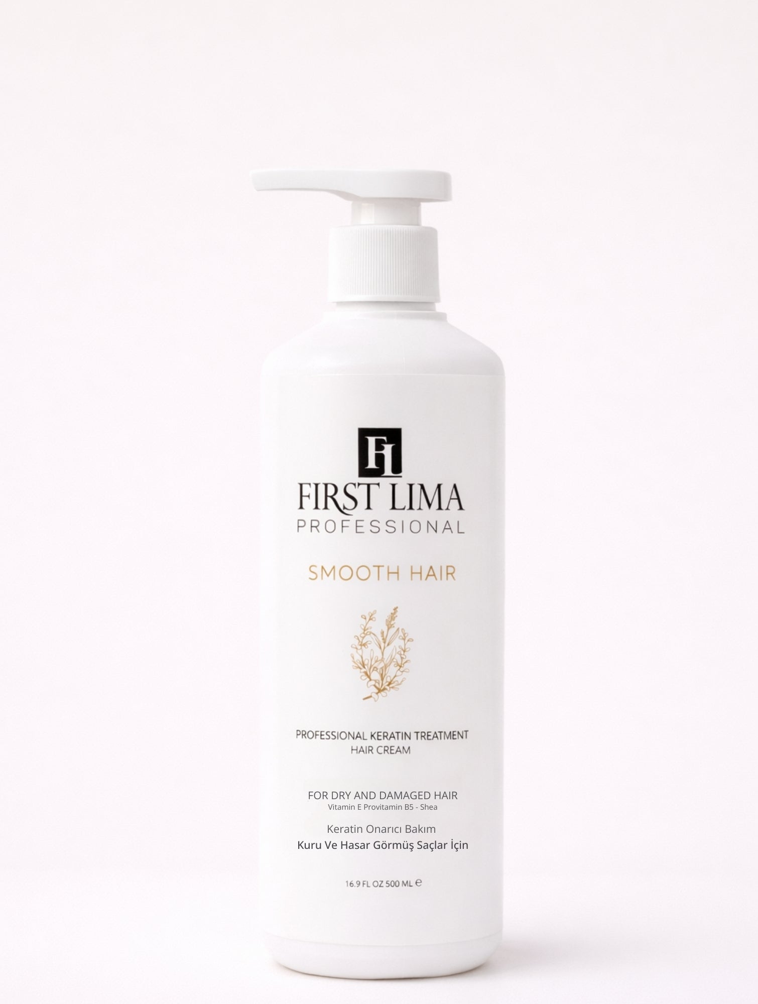 First Lima Durulanmayan Smooth Hair Nemlendirici ve Onarım Destekleyici Saç Bakım Kremi 500 Ml