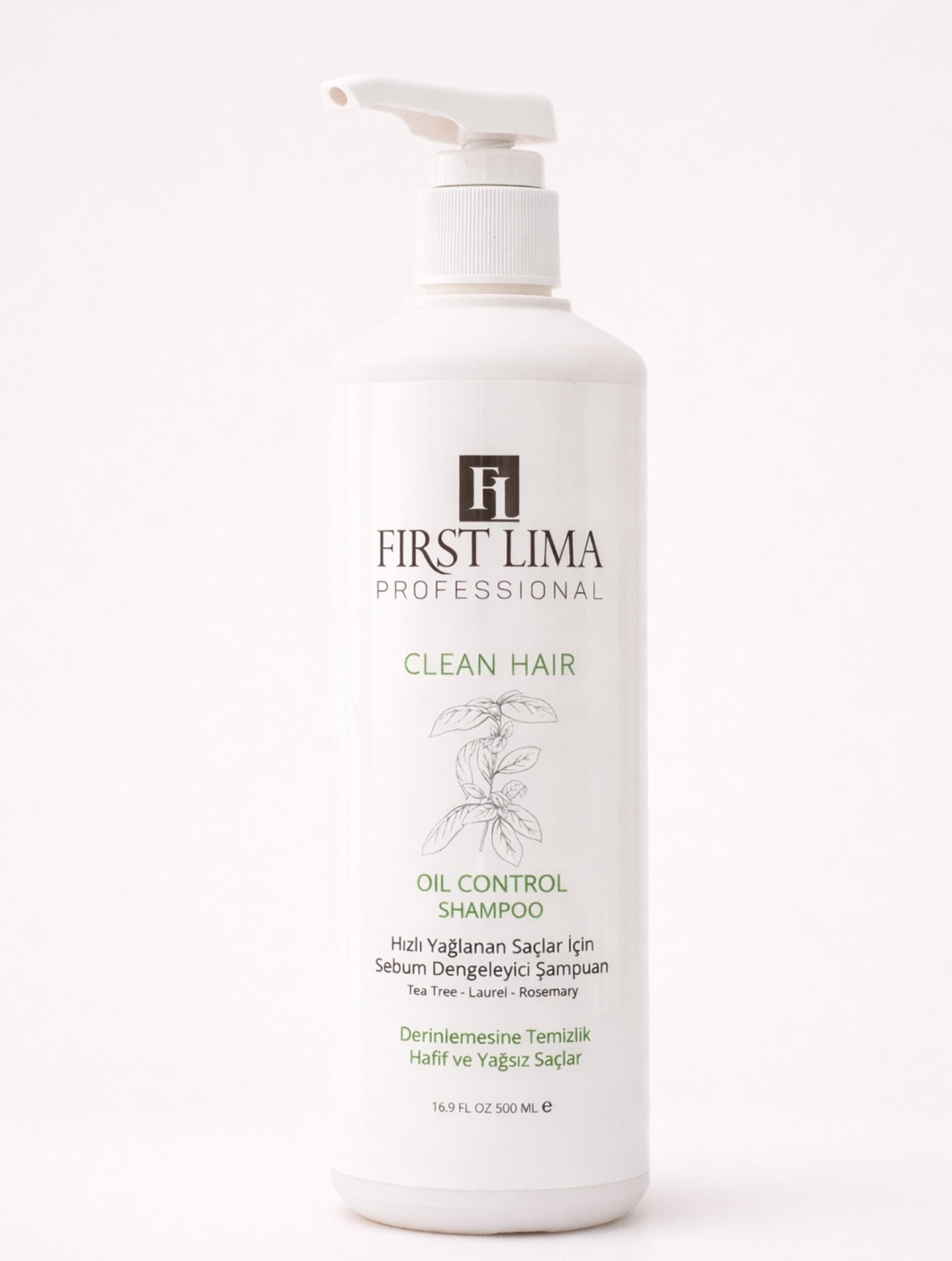 First Lima Yağlı Saçlar İçin Sebum Dengeleyici Bitkisel Şampuan 500ml